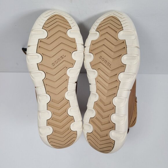 Sorel Whitney Il Joan Youth Brown Ankle Leather Lace Up Boots NY4897-242 US Sz 4 - Picture 10 of 12